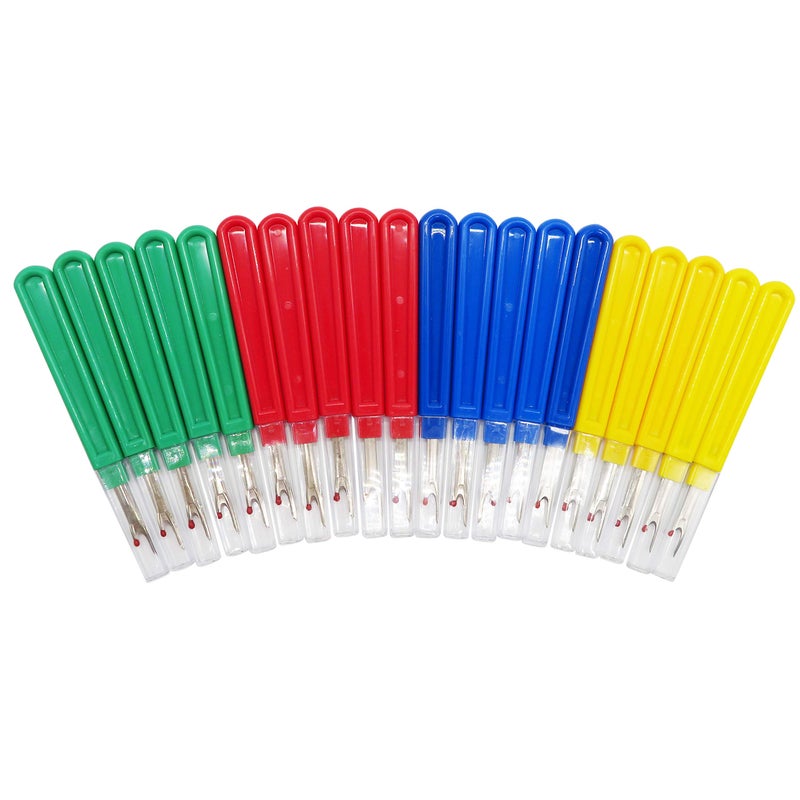 DODOGA 20 Pieces Colorful Seam Ripper Tool Handy Stitch Ripper Sewing Ripper for Opening Removing Seams and Hems - Image 1